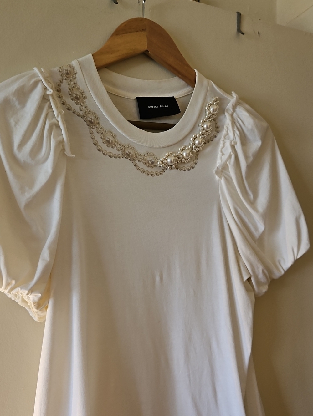 Lace-Trimmed Simone Rocha Tee - Picture 3 of 5